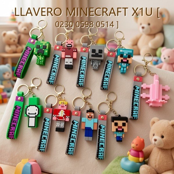 LLAVERO MINECRAFT X1U [ 0230 0598 0514 ]