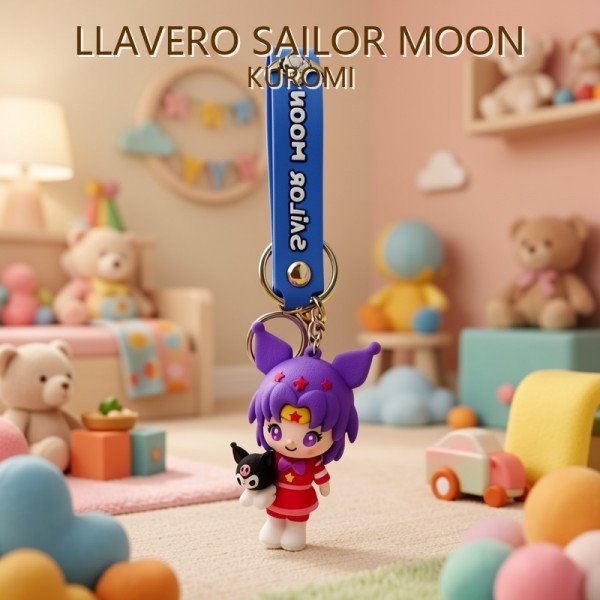 LLAVERO SAILOR MOON KUROMI