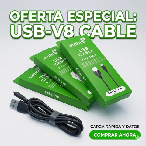 CABLE MOBILE USB A MICRO 3.1 MAX 1.2M