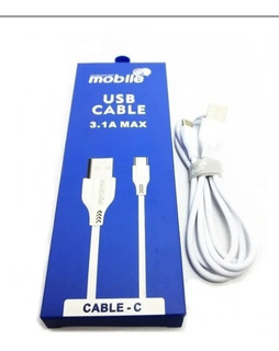 CABLE MOBILE USB A TIPO C 3.1 MAX 1MT
