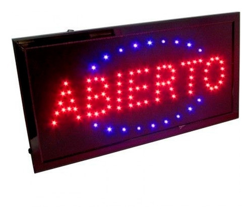 VS-01V CARTEL LED ABIERTO 48CMX25CM
