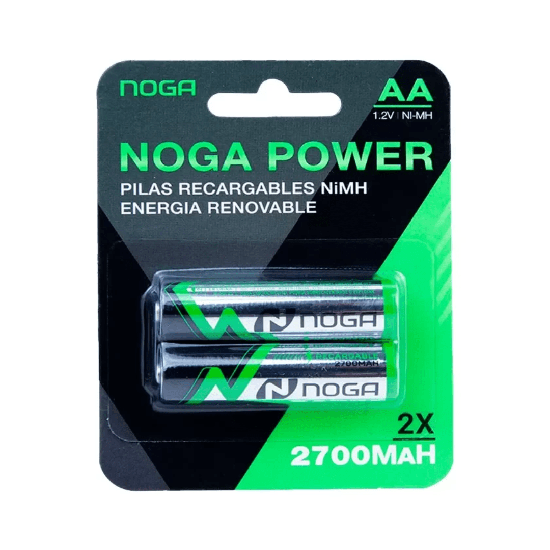 PILAS NOGA RECARGABLE AA 2700 MAH