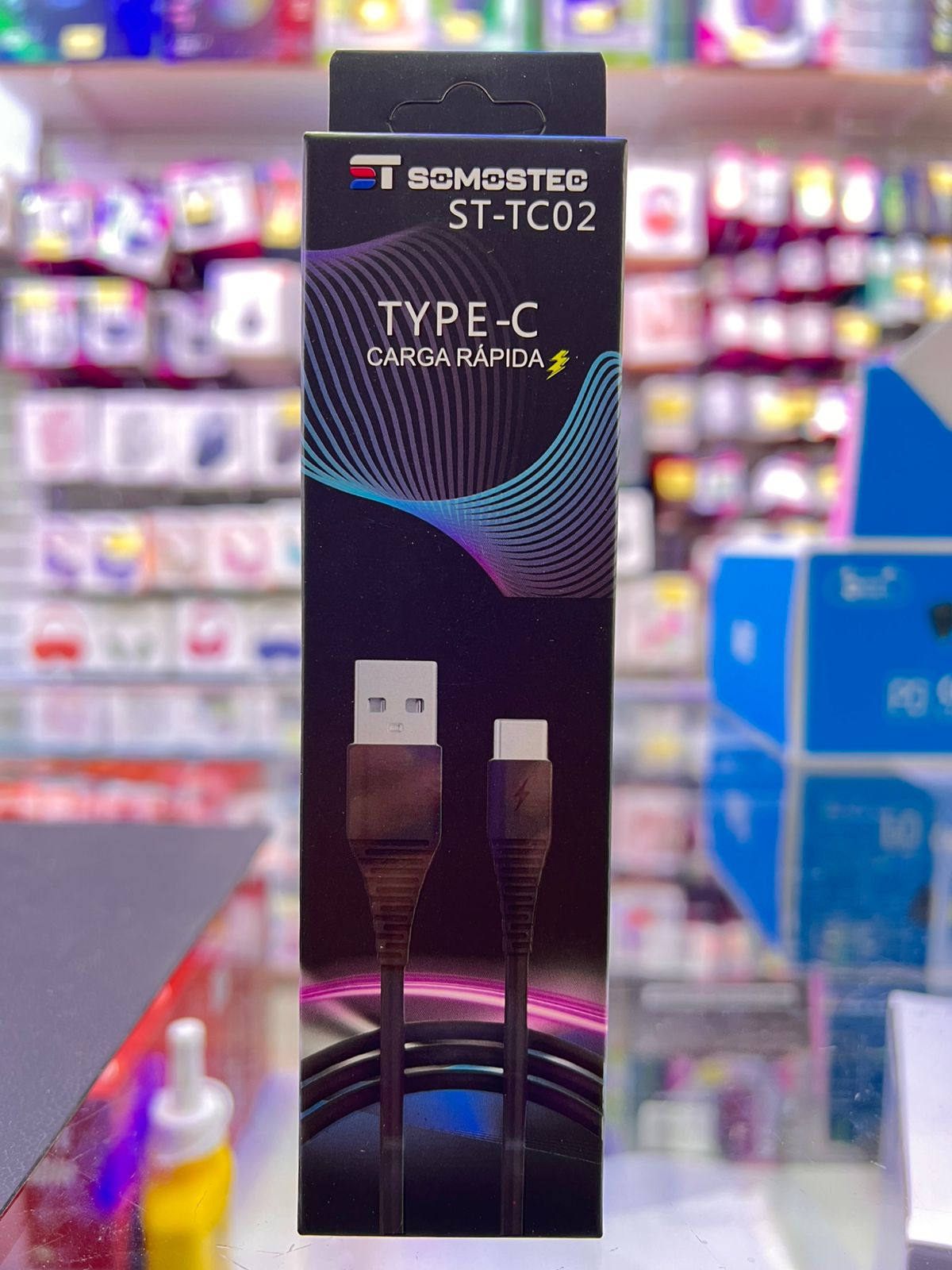 ST-TC02 CABLE USB A TIPO C 5A 1M SOMOSTEC