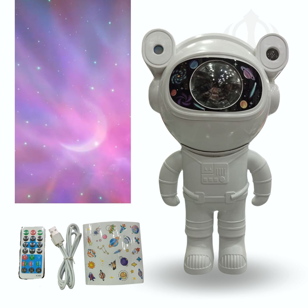 PROYECTOR ASTRONAUTA LUZ 360 ESTRELLA SIN BT