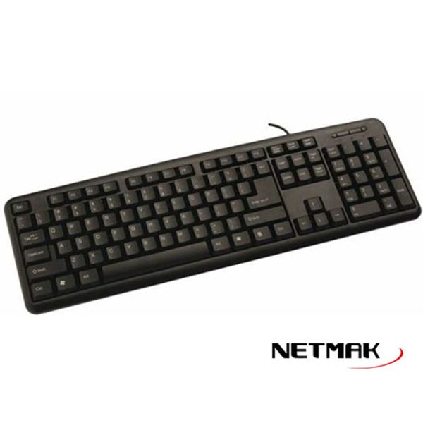 NM-KB586 TECLADO ESTANDAR USB NETMAK