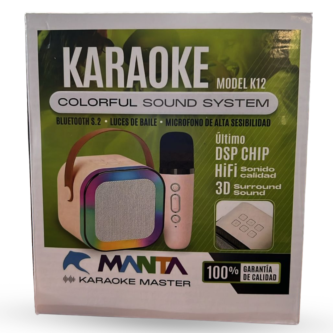 PAR-308 PARLANTE KARAOKE 1 C/MICROFONO