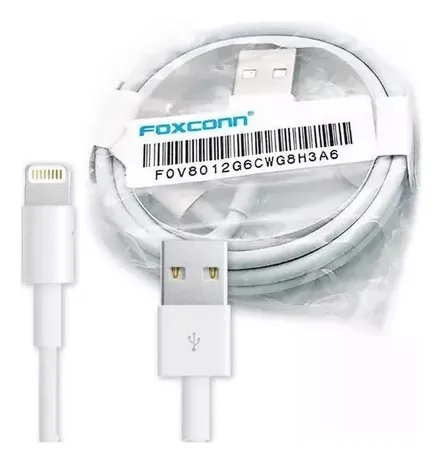CABLE IPHONE FOXCONN USB A LIGHTNING 1M