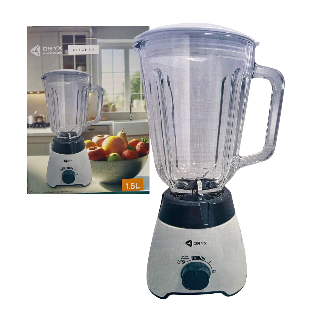 OR-1003 LICUADORA ORYX 1.5L 2VELOCIDADES 300W