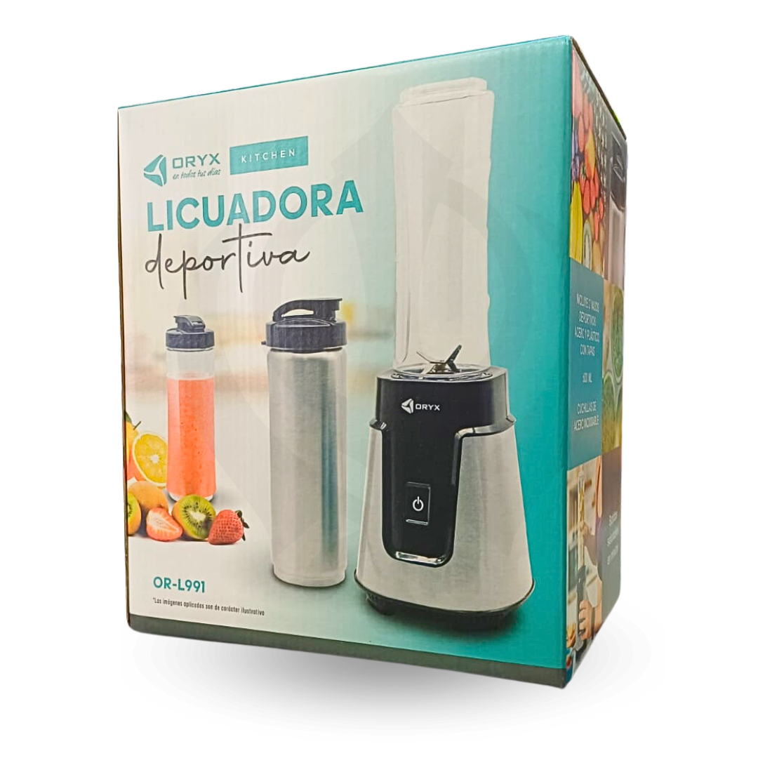 LICUADORA DEPORTIVA ORYX OR-L991 C/2 VASOS