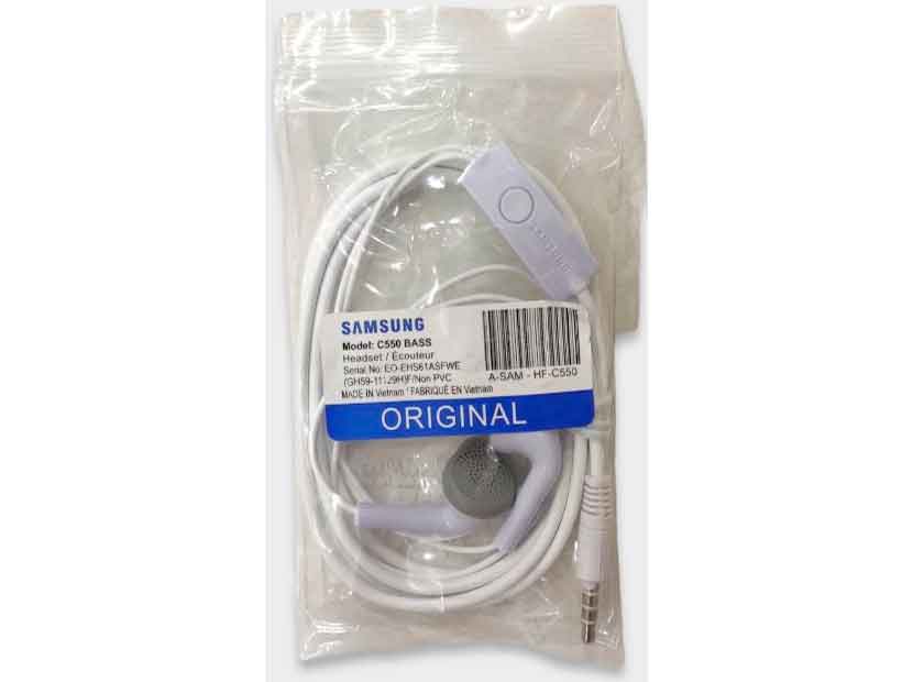 C550 AURICULAR SAMSUNG C/MICROFONO BOLSA