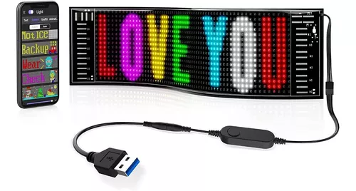 CARTEL LED PROGRAMABLE 9X37CM NIV-242