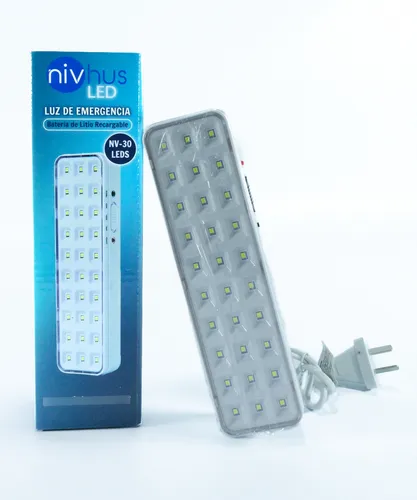 NV-30 LUZ DE EMERGENCIA 30 LED CABLE C/220