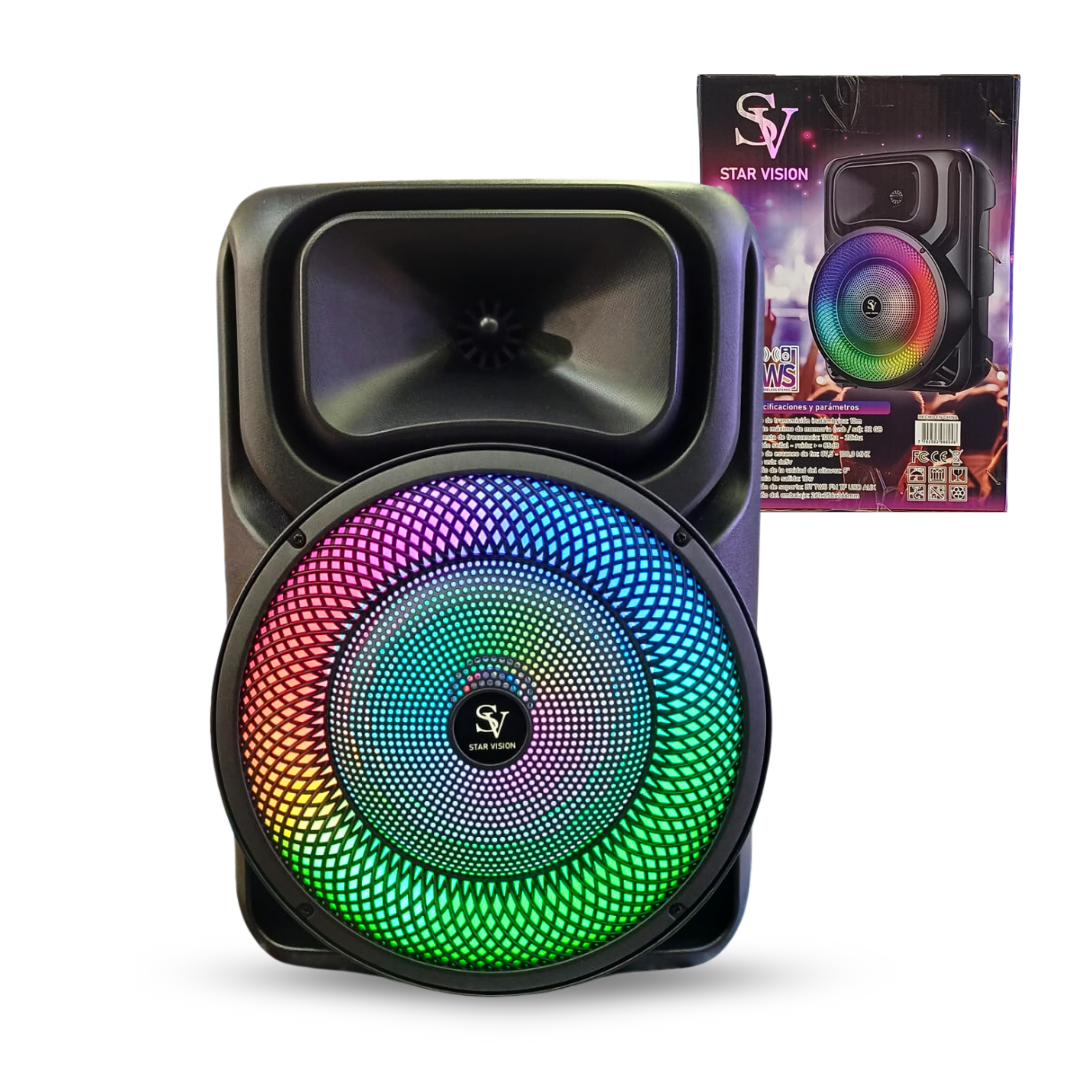 SV-8804 PARLANTES 8" BLUETOOTH C/MICROFONO