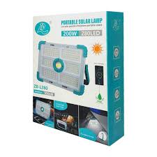ZB-L280 REFLETOR SOLAR PORTATIL 200W