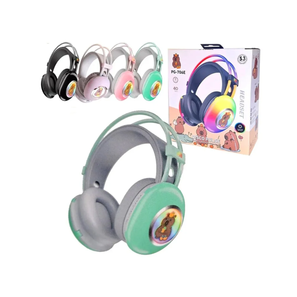 PG-706E AURICULAR BLUETOOTH VINCHA CAPIBARA MALIBU