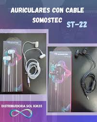 ST-22 AURICULAR CON CABLE SOMOSTEC