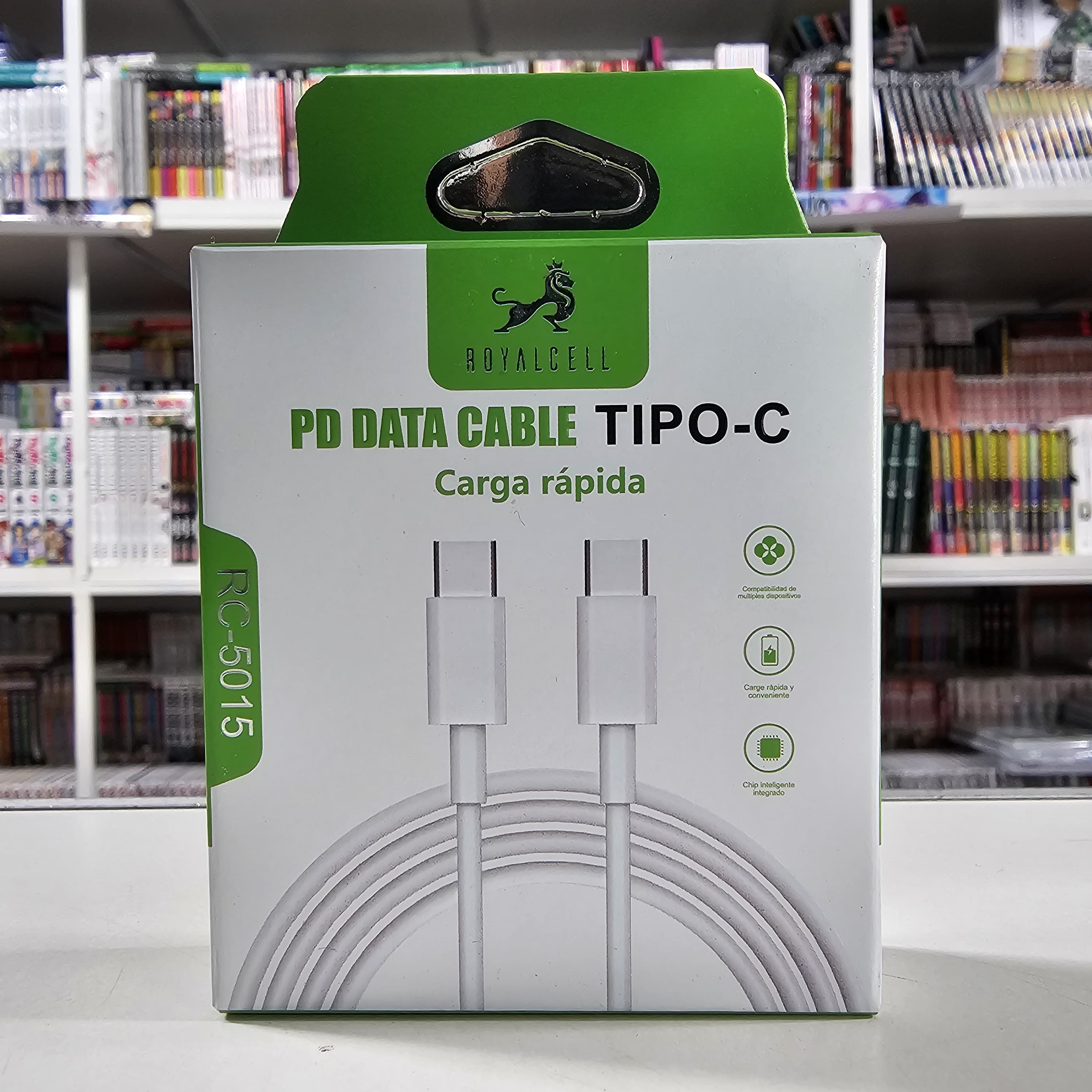 RC-5015 CABLE ROYALCELL 20W C A C 1MT RAPIDA
