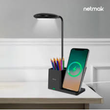 NM-Cl15 LAMPARA LED NETMAK NEGRO CARG INALAMBRICO