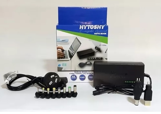 HT-120W CARGADOR UNIVERSAL NOTEBOOK FICHA TIPO C