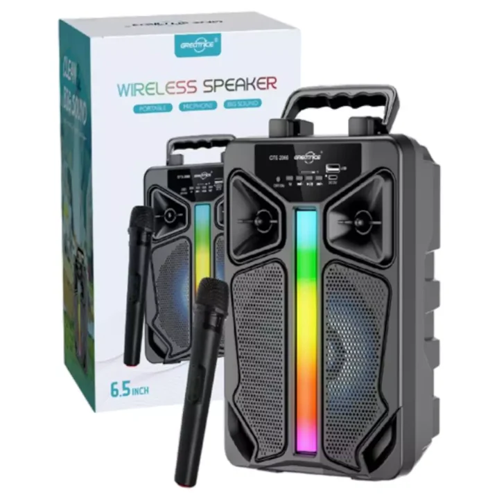 GTS-2066 PARLANTE GREATNICE 6.5" CON MICROFONO