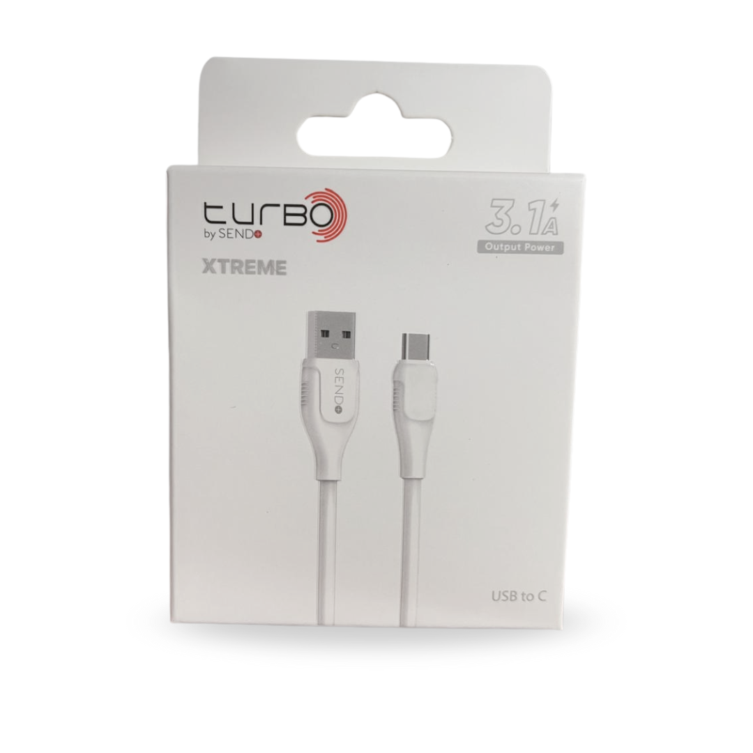 QD40T CABLE SEND+ 3.1A USB A C TURBO XTREME 1M