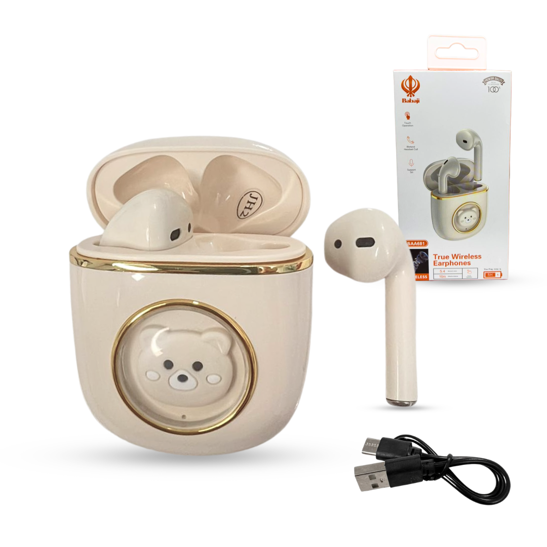 SAA681 AURICULAR BABAJI BT CON DISEÑO TIPO C 5HS