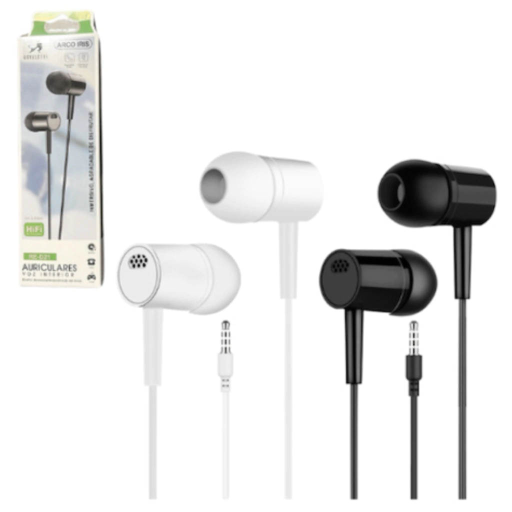 RE-D21 AURICULARES VOZ INTERIOR HIFI 3.5MM