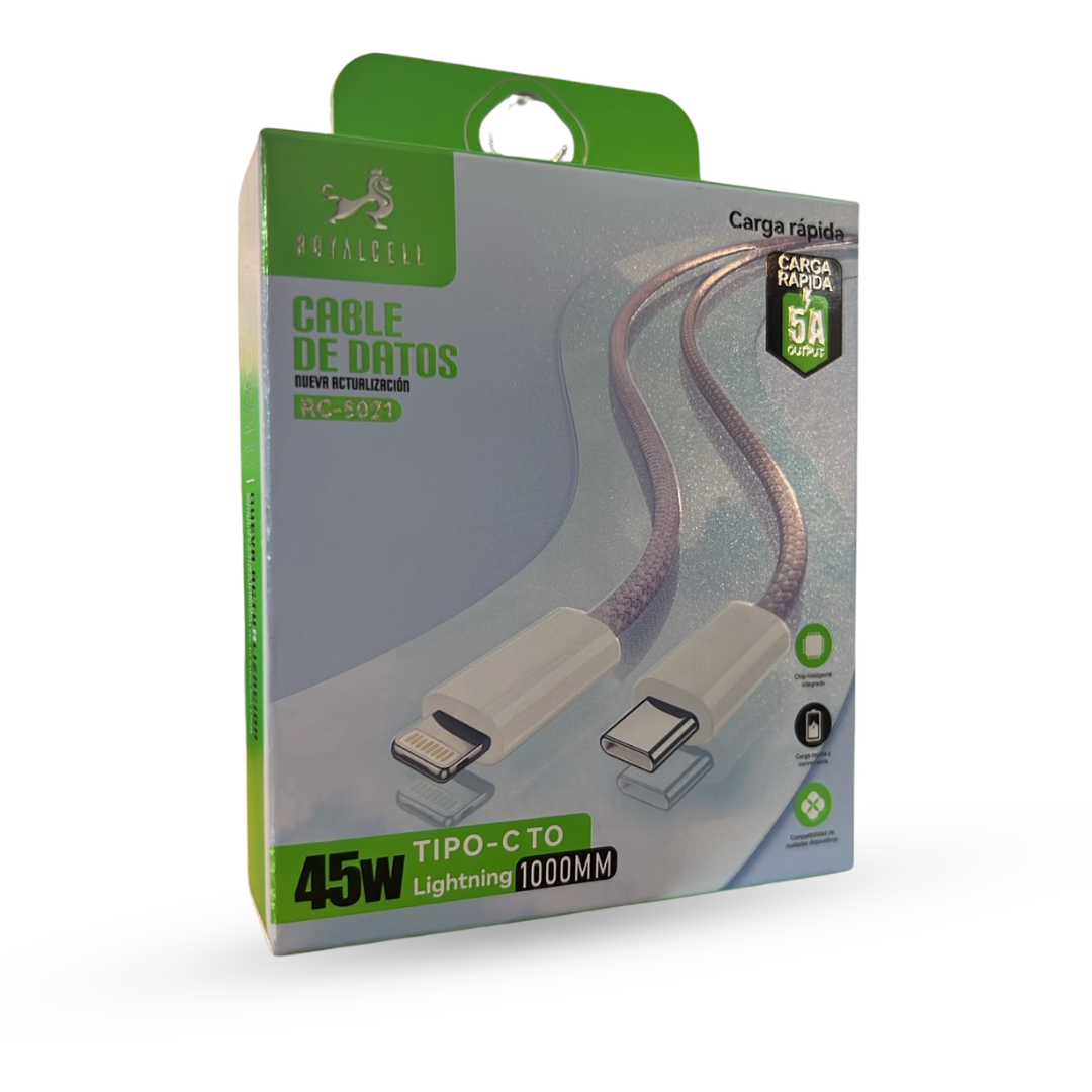 RC-5021 CABLE TC-IPH CARGA RAPIDA 45W