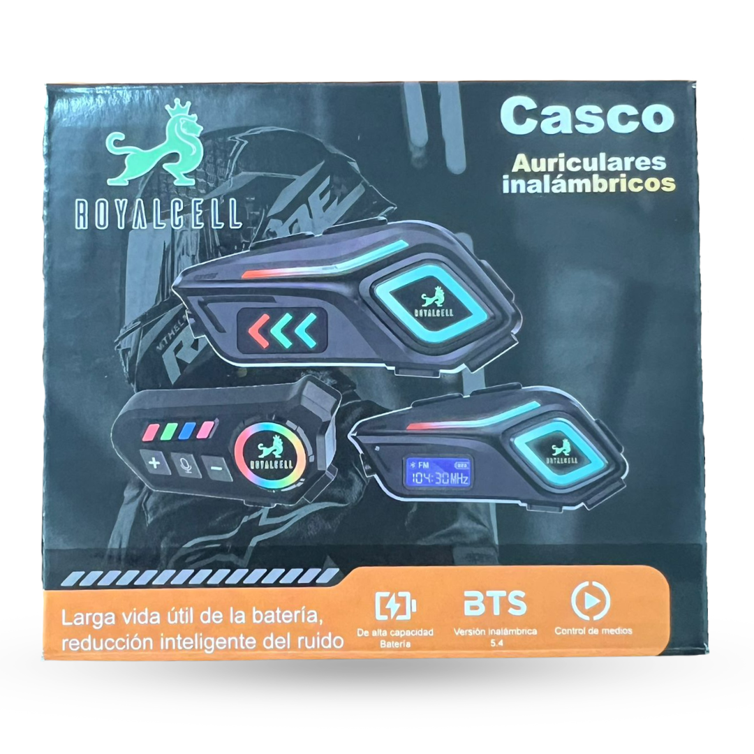 RK06 AURICULARES INALAMBRICOS PARA CASCO DE MOTO