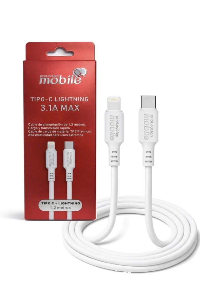 CABLE MOBILE CARGA RAPIDA C A IPH 3.1 MAX 1.2MT