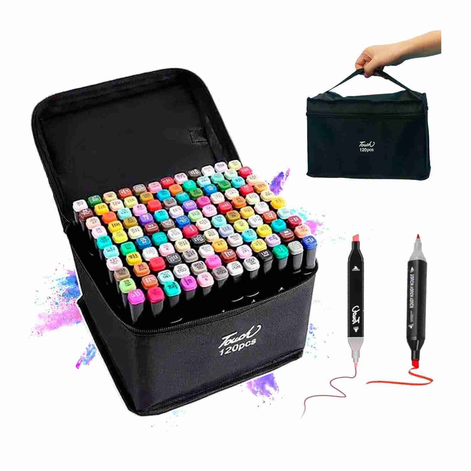 K26-120P MARCADORES DOBLE TOUCH 120PCS