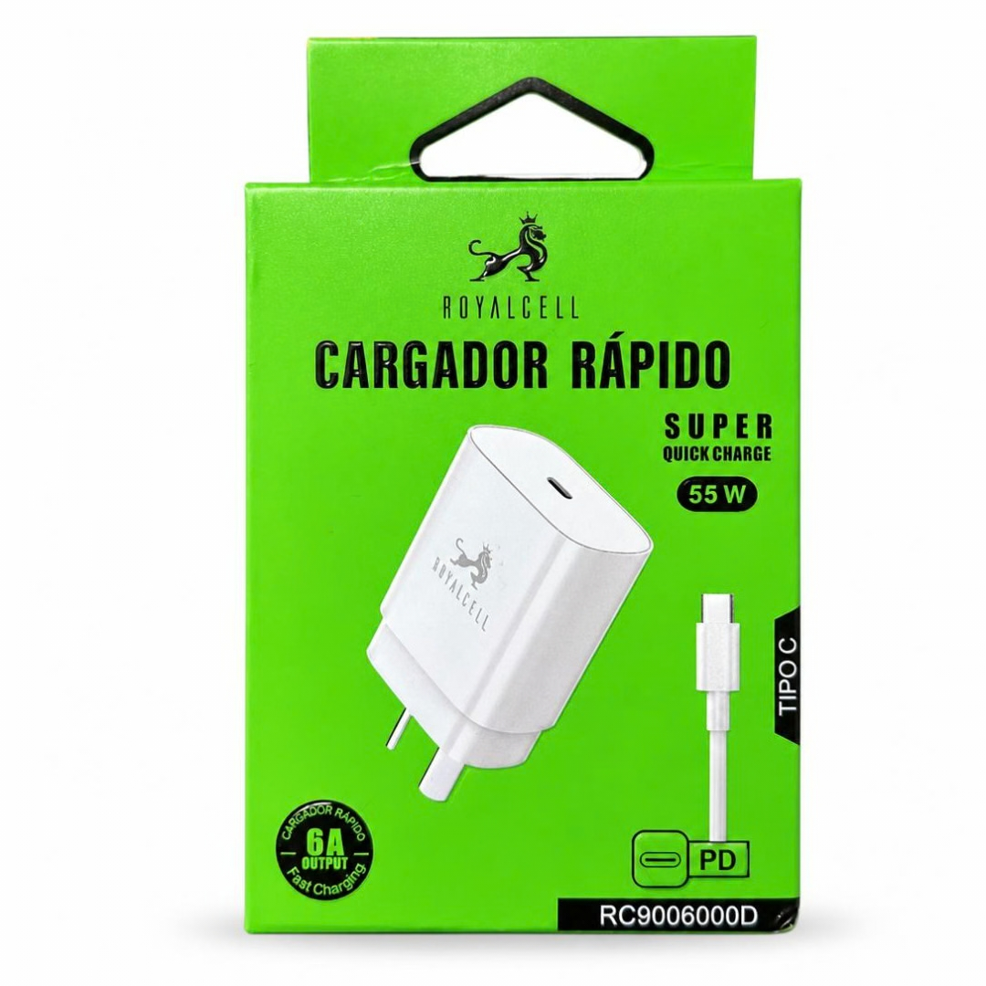 RC9006000D CARGADORRC9 ROYALCELL 55W C A C RAPIDO