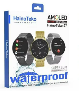 HAINOTEKO-27 SMARTWATCH RESISTENTE AL AGUA