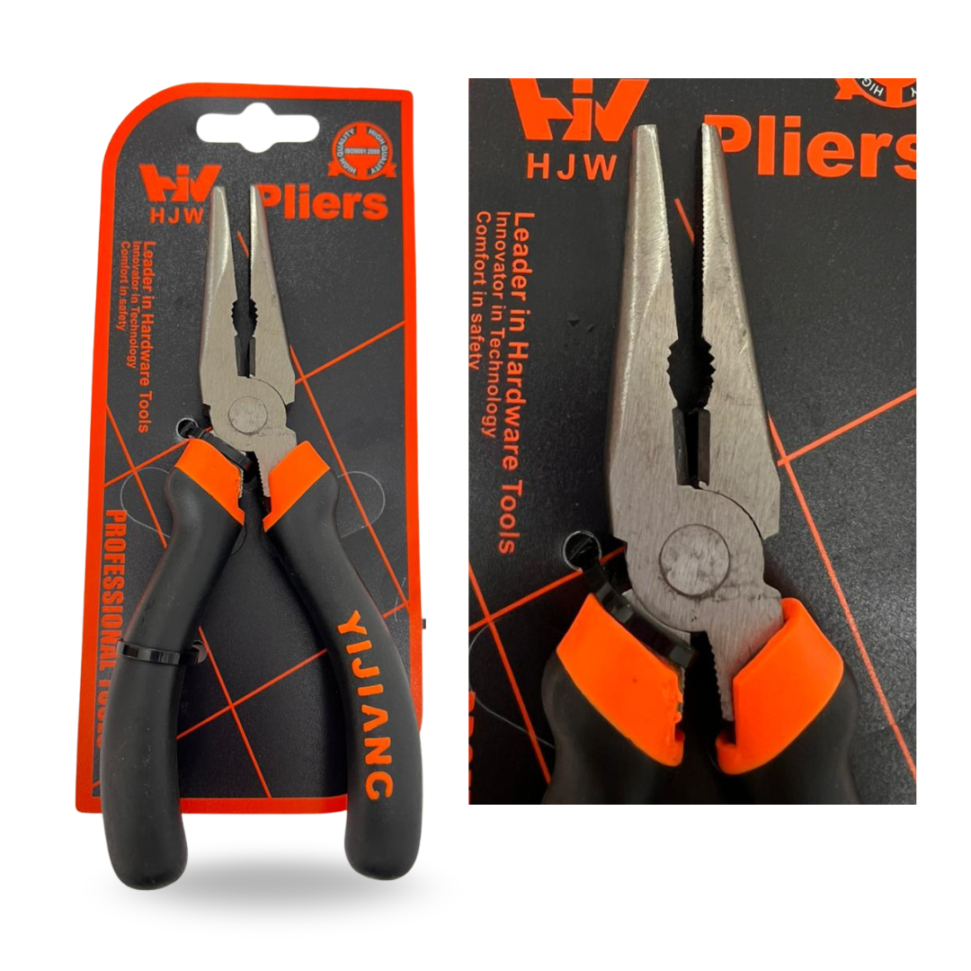 6" C PINZA DE PUNTA ACERO ALCARBONO FORJADO