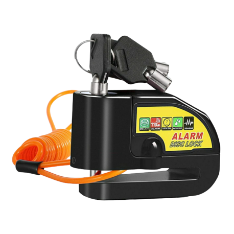 8305 CANDADO TRABA DISCO CON ALARMA ANCHI 6MM 110