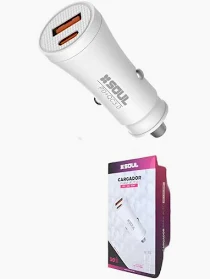 CA-DPD38W CARGADOR SOUL CABEZAL DE AUTO 38W USB+C