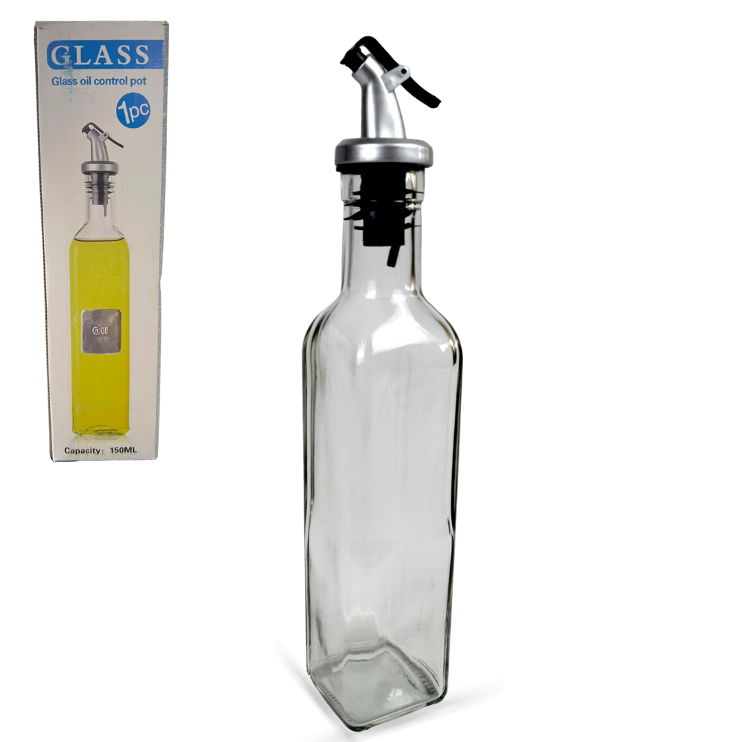 S1727 ACEITERO VERTEDOR VIDRIO CON TAPA EN PICO