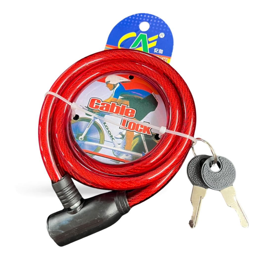 S1755 LINGA DE MOTO ROJO 1.2M X 10MM