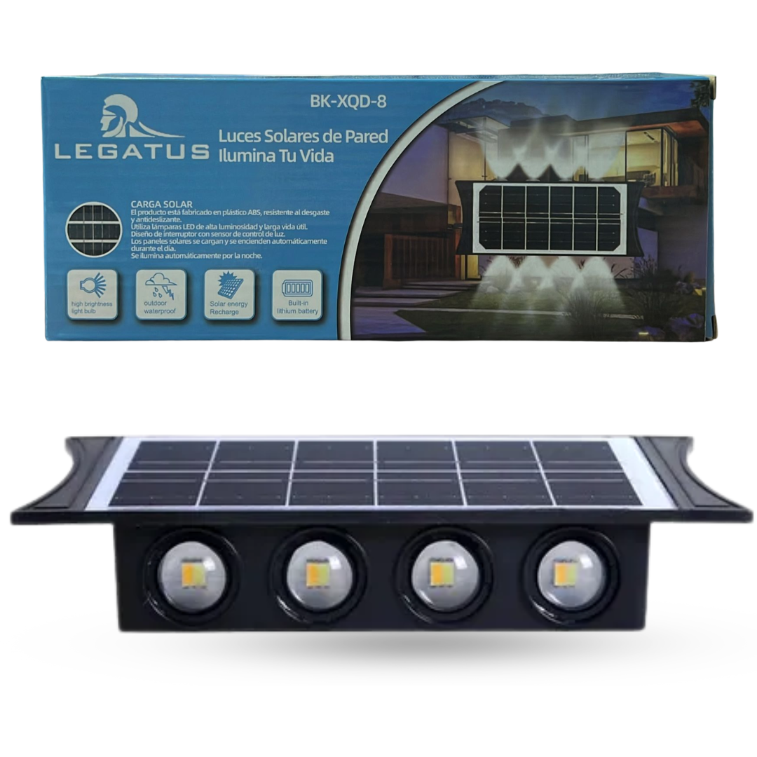 BK-XQD-8 LAMPARA DE PARED LED EXTERIOR 8 LUCES