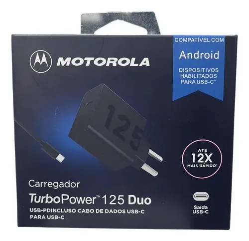 SJSC58 CARGADOR MOTOROLA 125W C A C 1M TURBO POWE