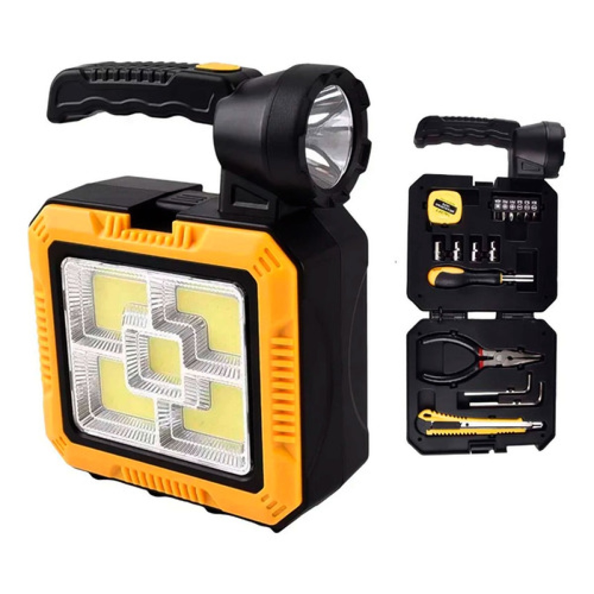 NIV189 LAMPARA SOLAR C/CAJA DE HERRAMIENTA PORTATI