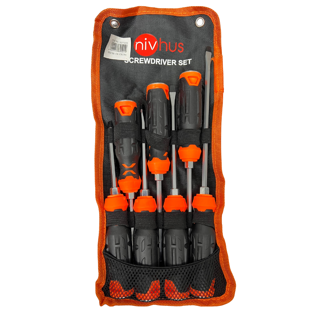 NIV101 SET DE 7PCS DESTORNILLADORES NIVHUS