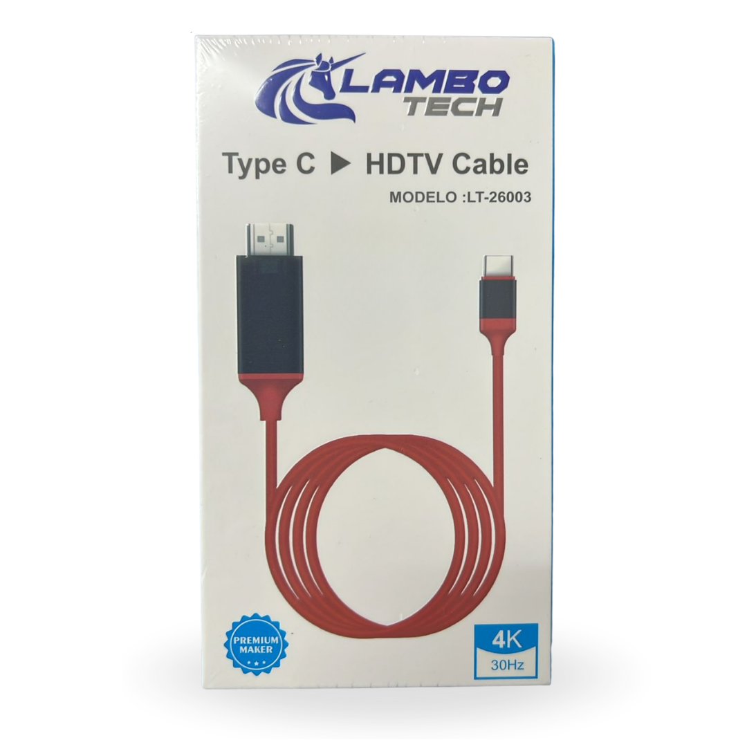 LT-26003 CABLE 4K HDMI A TIPO C LAMBO TECH