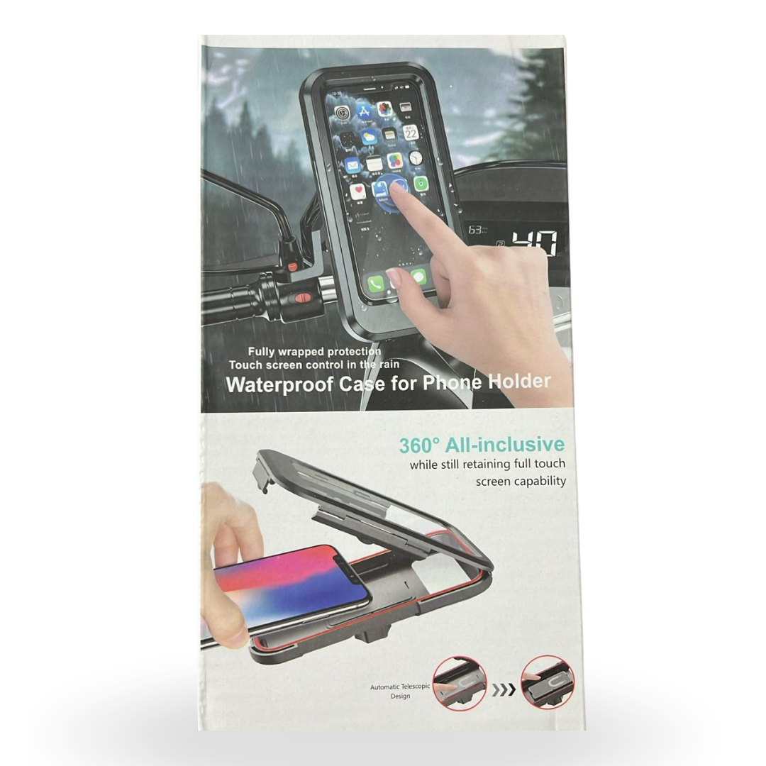 M4 SOPORTE P/BICI Y MOTO C/FUNDA 360° WATERPROOF