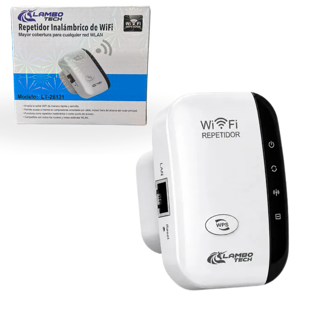 LT-26131 REPETIDOR WIFI INALAMBRICO LAMBO TECH