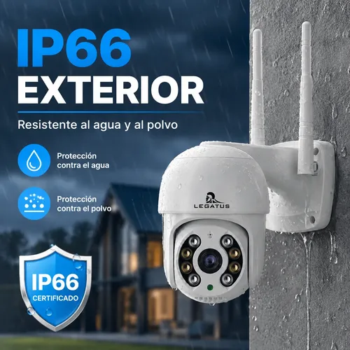 JT-8160QJ CAMARA SEGURIDAD INTELIGENTE WIFI IP66