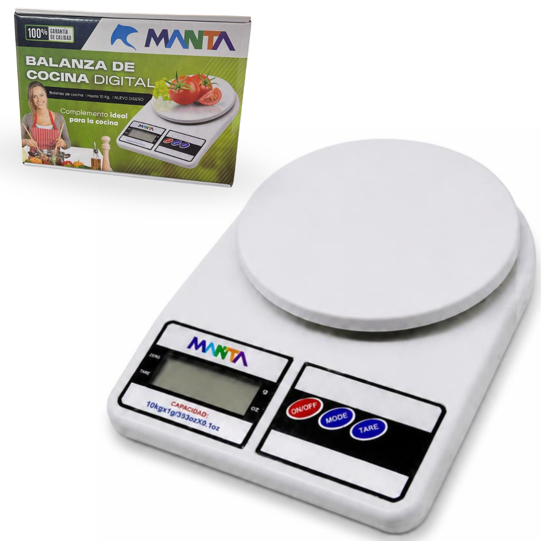 BL-01 BALANZA DE COCINA 10KG MANTA