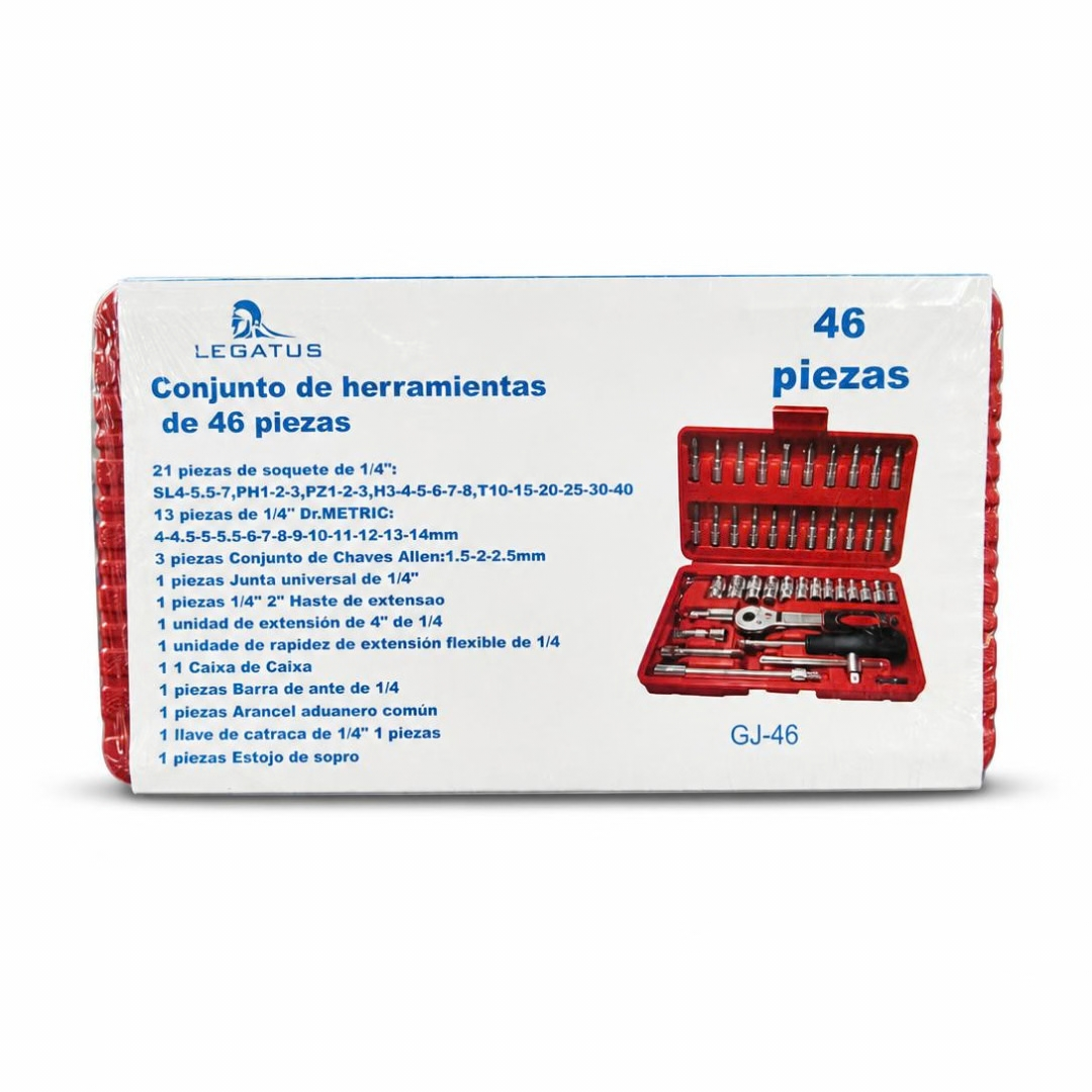 GJ-46 SET DE HERRAMIENTAS 46PCS LEGATUS