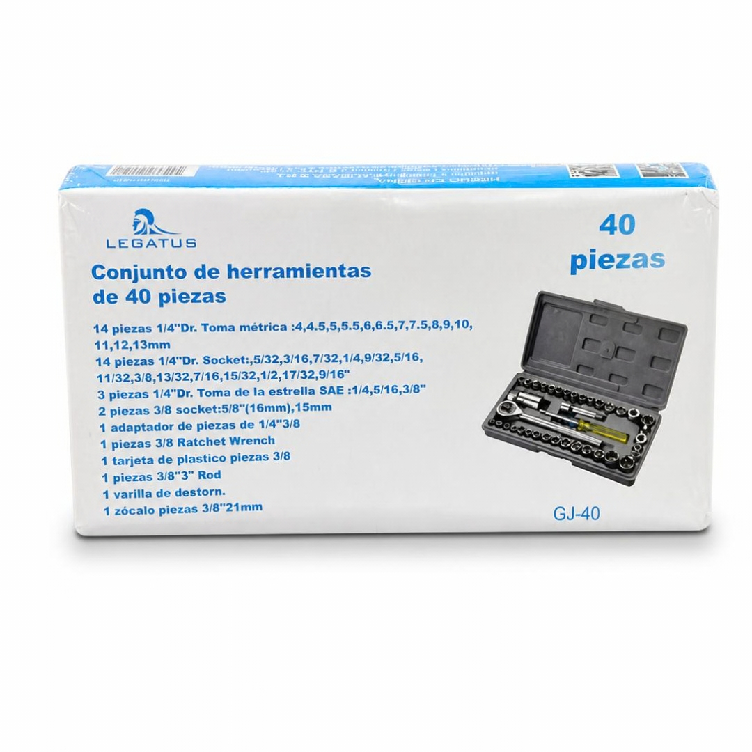 GJ-40 SET DE HERRAMIENTAS 40 PCS LEGATUS