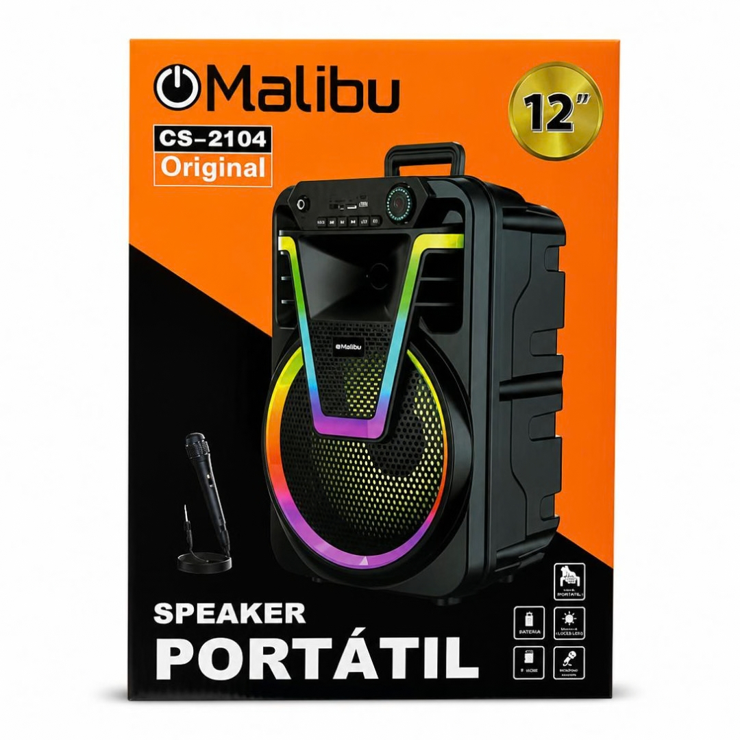 CS-2104 PARLANTE PORTATIL 12" C/MICROFONO